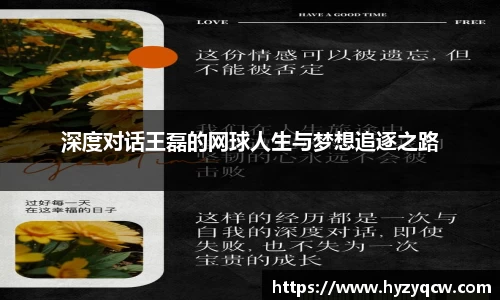 深度对话王磊的网球人生与梦想追逐之路